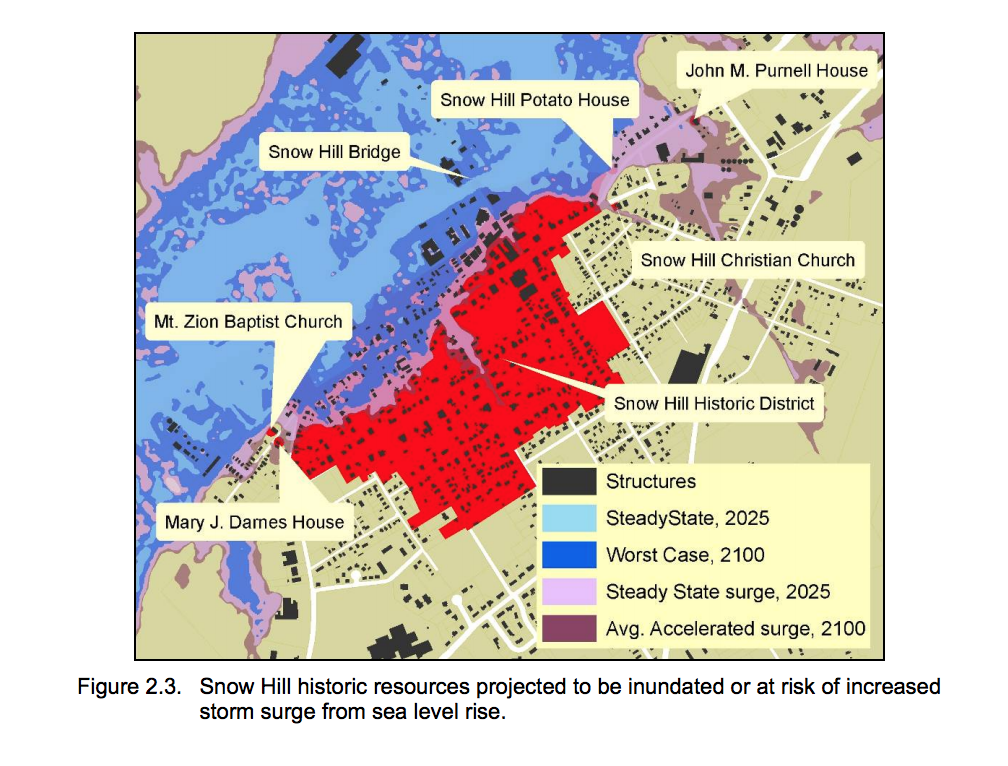 2025 Worst Case Sea Level Rise Map Hanny Kirstin